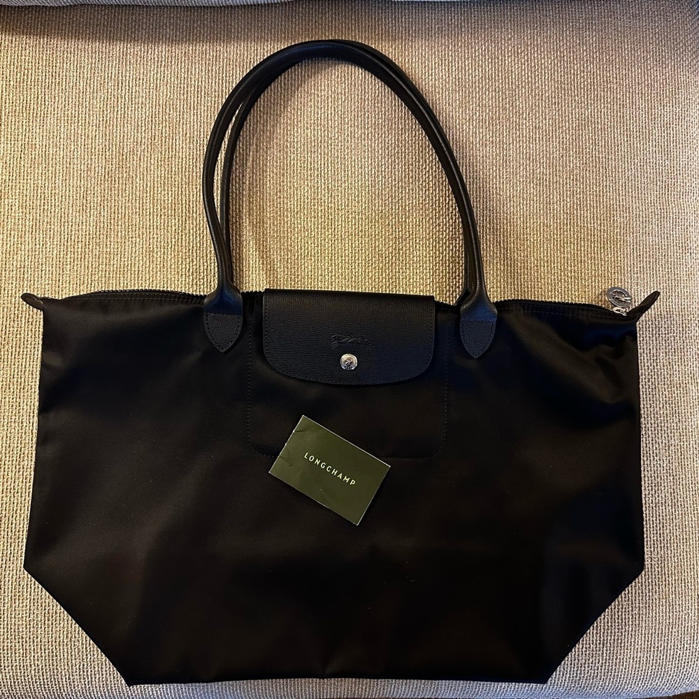 Longchamp nylon/leather Tote